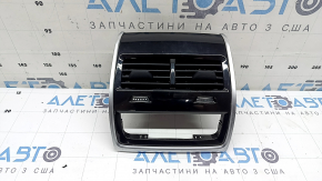 Дефлектор повітроводу центральної консолі з накладкою BMW X5 G05 19-26 чорний глянець під 4 зонне керування, подряпини