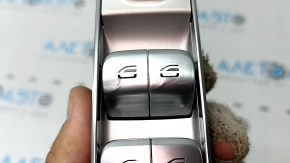 Управління склопідйомником переднім лівим Mercedes X167 GLS 450 580 20-26 хром з автоскладання дзеркал, здувся хром