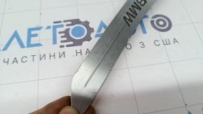 Вставка накладки порогу ззаду права BMW X5 G05 19-23 хром BMW, з підсвічуванням, подряпини, окислена