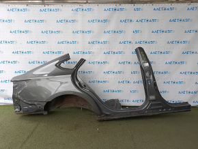 Чверть крило задня права Toyota Avalon 13-18 відпиляна з центральною стійкою, зелена, тички