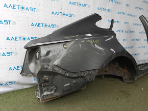 Чверть крило задня права Toyota Avalon 13-18 відпиляна з центральною стійкою, зелена, тички