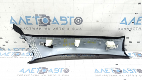 Накладка передньої стійки ліва верхня BMW X5 G05 19-23 чорна, із заглушкою, подряпини