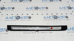 Накладка порогу передня ліва Audi A4 B8 08-16 седан хром S line, зам'ята, подряпини, зламана напрямна
