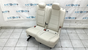 Сидіння 2 ряди ліве Mercedes X167 GLS 450 20-26 шкіра бежева з перфорацією, спинка темо-сіра, електро, з бежевим ременем, подряпини, під чищення, надламаний кронштейн блоку управління