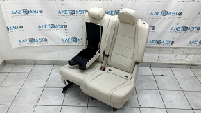 Сидіння 2 ряди ліве Mercedes X167 GLS 450 20-26 шкіра бежева з перфорацією, спинка темо-сіра, електро, з бежевим ременем, подряпини, під чищення, надламаний кронштейн блоку управління