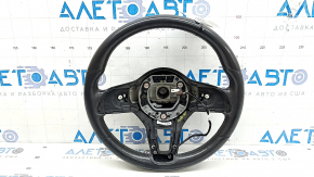 Руль голый Mercedes X167 GLS 450 20-26 кожа темно-серая, с подогревом, царапины