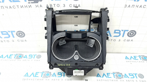Бокс карман центральной консоли с подстаканниками Mercedes X167 GLS 450 580 20-23 с подогревом и охлаждением, надломано крепление стакана