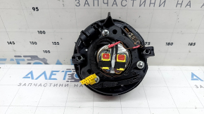 Подушка безопасности airbag в руль водительская Alfa Romeo Giulia 17-23 черная, царапины, вмятина