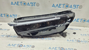 Фара передняя левая в сборе Honda CRV 23-26 LED с хром молдингом, сломано крепление, царапины на корпусе