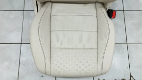 Пассажирское сидение Mercedes X167 GLS 450 20-20 с airbag, электро с памятью, подогрев, кожа бежевая с перфорацией, под химчистку, царапины, растянута сетка на спинке