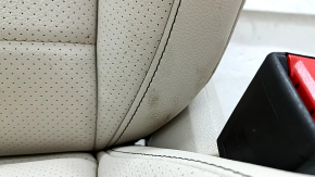 Пассажирское сидение Mercedes X167 GLS 450 20-20 с airbag, электро с памятью, подогрев, кожа бежевая с перфорацией, под химчистку, царапины, растянута сетка на спинке