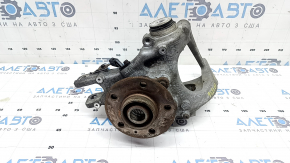Цапфа со ступицей задняя левая Audi A4 B8 08-16 AWD с датчиком ABS, ржавая ступица, микротрещины С/Б