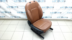 Пасажирське сидіння Alfa Romeo Giulia 19-23 з airbag, електричне, підігрів, коричнева шкіра, під хімчистку