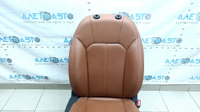 Пасажирське сидіння Alfa Romeo Giulia 19-23 з airbag, електричне, підігрів, коричнева шкіра, під хімчистку