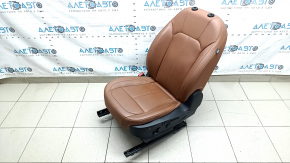 Сидіння водія Alfa Romeo Giulia 19-23 з airbag, електричне, підігрів, пам'ять, шкіра коричнева
