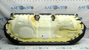 Подушка заднего ряда сидений VW Passat b8 16-18 USA кожа черная, перфорация, черная строчка