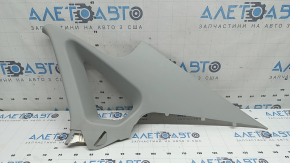 Накладка задней стойки правая VW Passat b8 16-19 USA серая, царапины