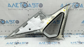 Накладка задней стойки правая VW Passat b8 16-19 USA серая, царапины