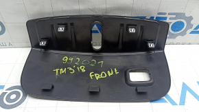Накладка проема переднего багажника Tesla Model 3 18-23 черная, царапины