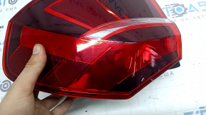 Ліхтар зовнішній крило правий VW Passat b8 16-19 USA галоген темний, потертий