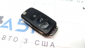 Ключ VW Passat b8 16-19 USA 4 кнопки, розкладний, потертий