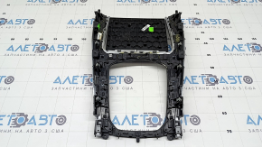 Накладка центральної консолі BMW X5 G05 19-26 під дерево Fineline Stripe, з підсвічуванням, подряпини