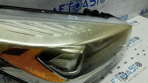 Фара передня права у зборі Ford Escape MK3 17-19 рест ксенон+led світла, пожовкло скло, потріскався лак