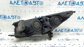 Фара передня права у зборі Ford Escape MK3 17-19 рест ксенон+led світла, пожовкло скло, потріскався лак