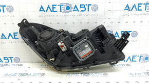 Фара передня ліва в зборі Ford Escape MK3 17-19 рест ксенон+led світла, пожовкло скло, потріскався лак
