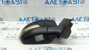 Зеркало боковое правое в сборе Ford Escape MK3 17-19 рест, 14 пинов, поворотник, подсветка, подогрев BSM, черное, пожелтет поворотник