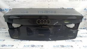 Кришка багажника Audi A3 8V 15-20 4d сірий LX7M, в клеї, вм'ятина
