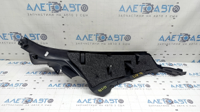 Накладка задней стойки левая нижняя Audi A3 8V 15-20 4d, 5d, черная, без airbag, царапины