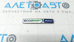 Емблема напис ECOBOOST 4wd двері багажника Ford Escape MK3 17-19
