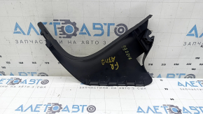 Накладка передней стойки нижняя правая Audi A3 8V 15-20 4d, 5d, черная, царапины