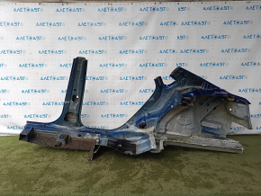 Чверть крило задня права Kia Forte 19-24 4d відпиляна з центральною стійкою, синя, прим'ята