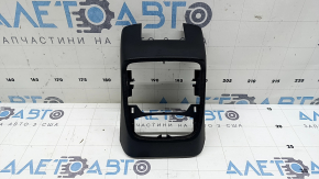 Накладка центральної консолі задня Audi A3 8V 15-20 чорна під дефлектор димаря, подряпина