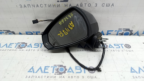 Дзеркало бічне ліве у зборі Audi A3 8V 15-20 4d, 5d, 6 пінів, поворотник, підігрів, сіре