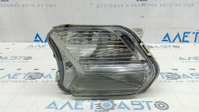 Поворотник лівий Ford Escape MK3 17-19 рест, білий з ПТФ, пісок, зламане кріплення