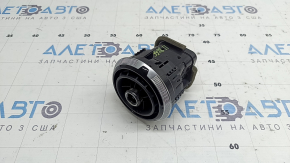 Дефлектор воздуховода передней панели пассажирский левый Audi A3 8V 17-20 4d, черный с хром, вздулось покрытие
