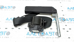 Водительский ремень безопасности с пиропатроном и натяжителем Ford Escape MK3 16-17 черный, под чистку