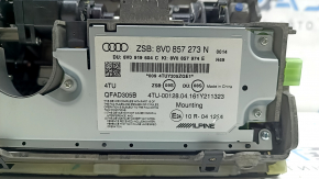 Монітор, дисплей, навігація Audi A3 8V 15-20 MMI Bang and Olufsen, із чорною накладкою, подряпини, повітря під склом