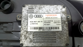 Фара передня права в зборі Audi A3 8V 17-20 xenon hid з нижнім кріпленням, під полірування, подряпини, жовтий DRL