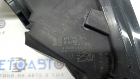 Фара передня ліва в зборі Audi A3 8V 17-20 xenon hid з нижнім кріпленням, під полірування, подряпини, жовтий DRL