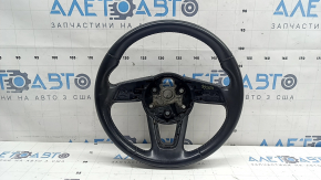 Кермо голе Audi A3 8V 15-20 шкіра, чорне, без пелюсток, без кнопок, подряпини