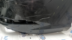 Бампер задній голий Audi A3 8V 17-20 без парктроніків, без заглушки, надриви, тріснуть кронштейн, відпаяг кронштейн, відсутні фрагменти, подряпини