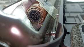 Подушка безопасности airbag коленная водительская левая Tesla Model 3 18-23 черная, потертости