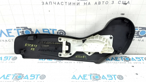 Накладка управления пассажирским сиденьем Ford Escape MK3 13-19 черная, под электро, царапины