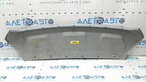 Накладка губы переднего бампера Ford Escape MK3 17-19 рест серебро, царапины, надломаны крепления