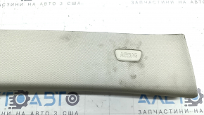 Накладка передньої стійки права верхня BMW X7 G07 19-26 Elfenbein-Weiss, із заглушкою, під хімчистку