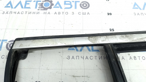 Молдинг двері верхній задній правий із ущільнювачем скла BMW X7 G07 19-26 матовий хром, в клеї
